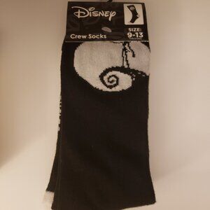 The Nightmare Before Christmas Women's Socks Jack Skellington Black Halloween
